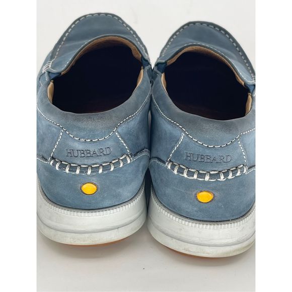 Samuel Hubbard Shoes Loafers Boat Slip‎ On Men Size 9. 5 Blue Suede Blue Skies main image 10